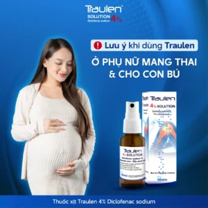 traulen diclofenac phu nu mang thai